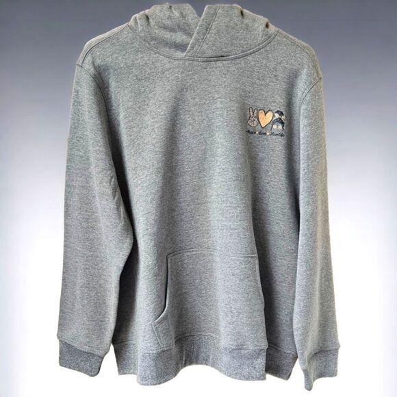 IDEOLOGY Plus Size Crew Neck Hooded Sweatshirt. - Picture 1 of 12